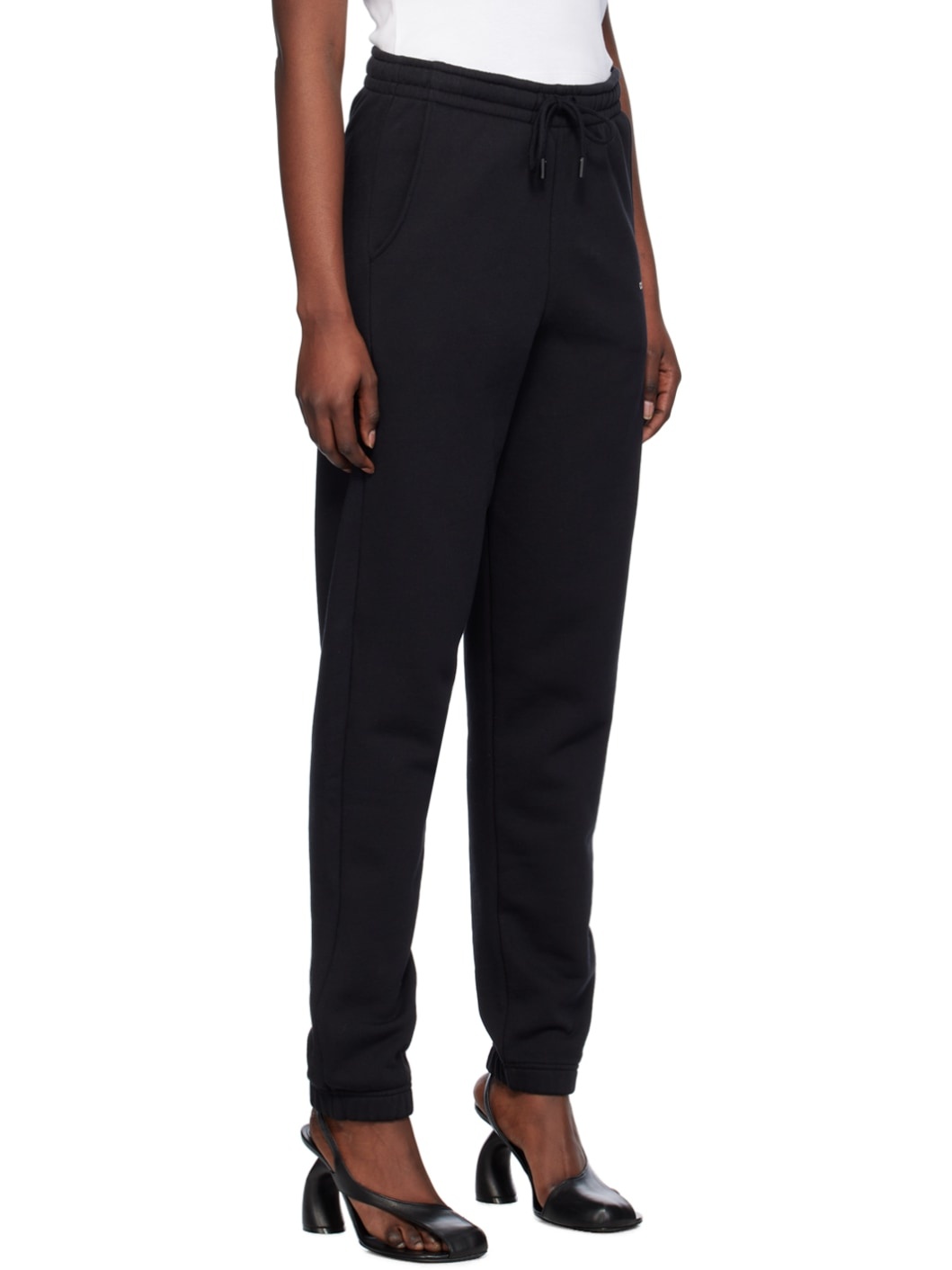 Black Drawstring Sweatpants - 2
