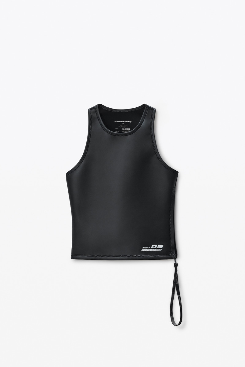 Black Scuba Tank Top 1