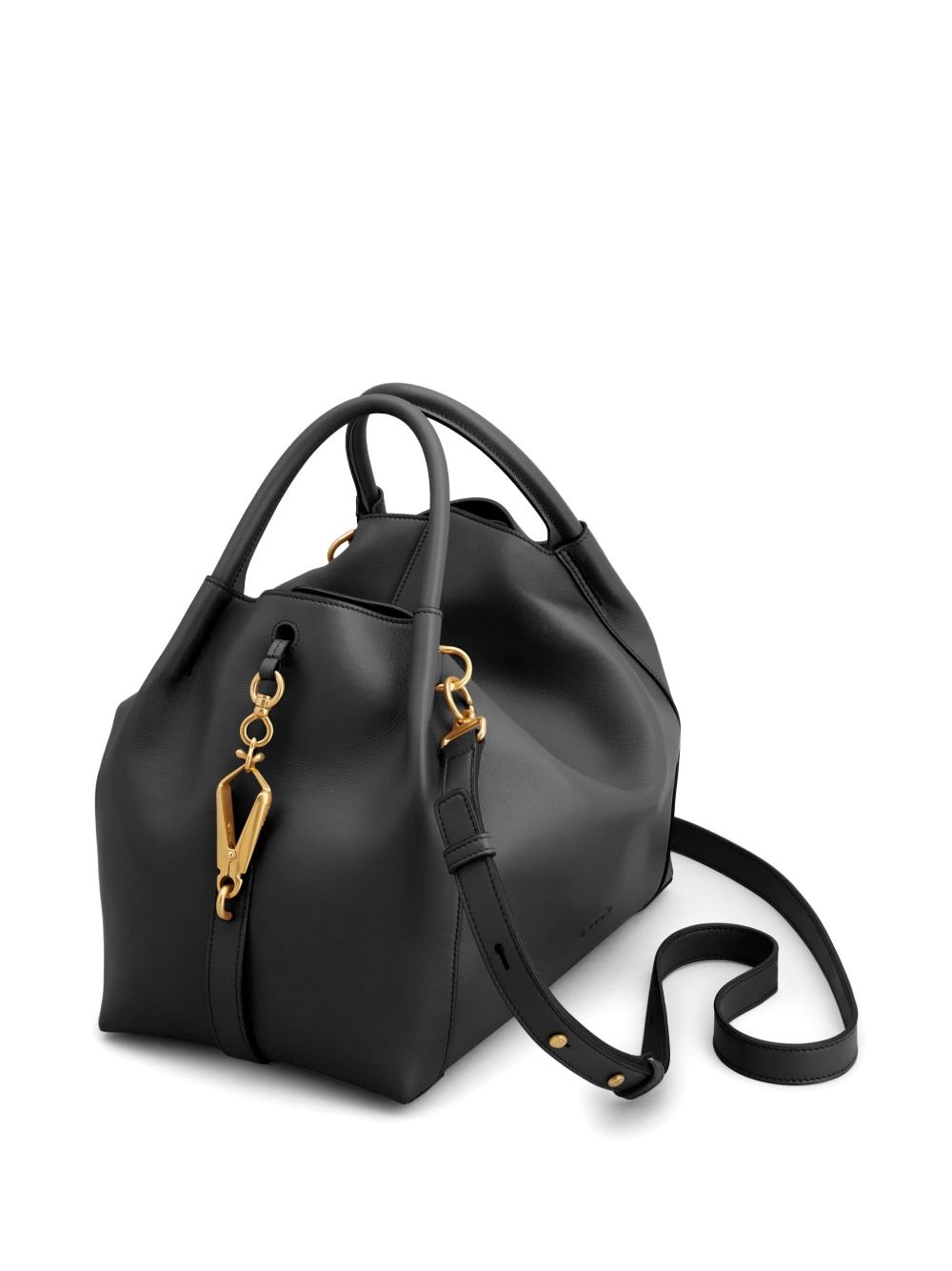 small leather tote bag - 3