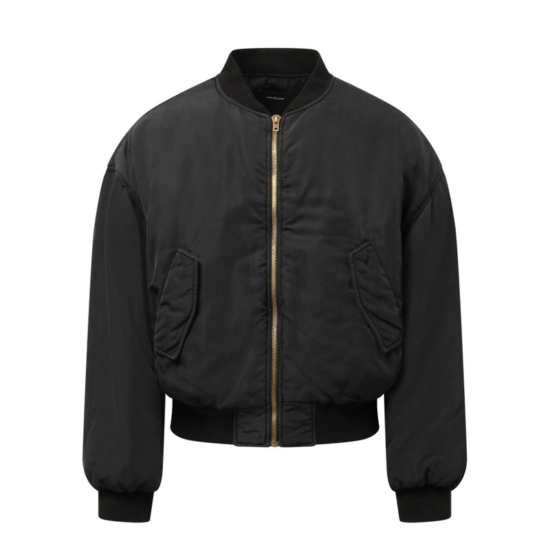 We11done Curved Bomber Jacket in Black outlook