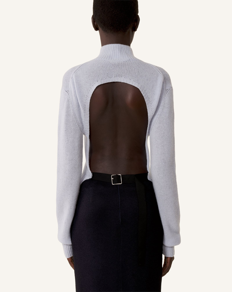 OPEN-BACK SWEATER IN CASHMERE 4