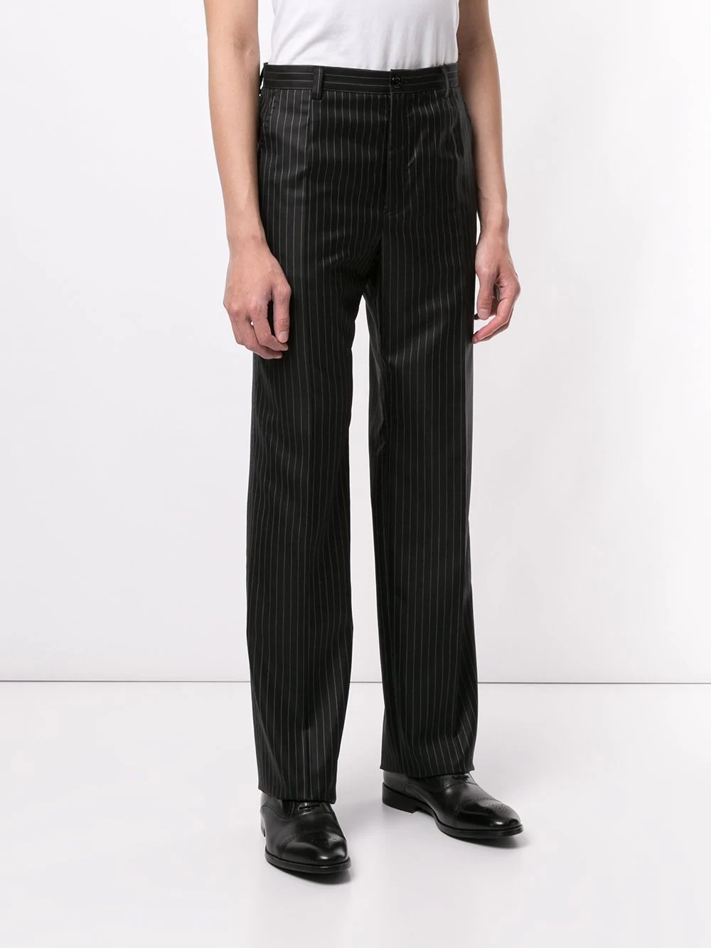 tailored pinstripe trousers - 3