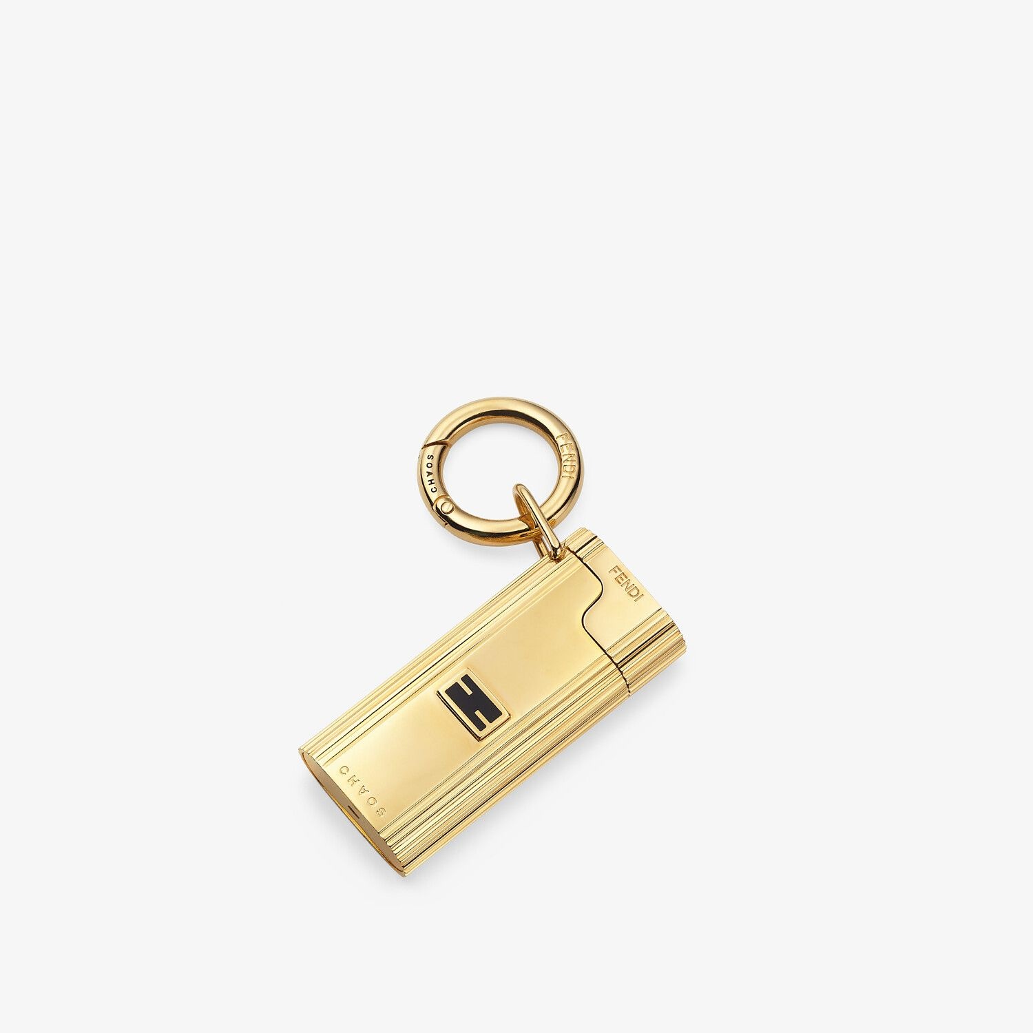 Fendi X Chaos metal lighter holder charm - 1