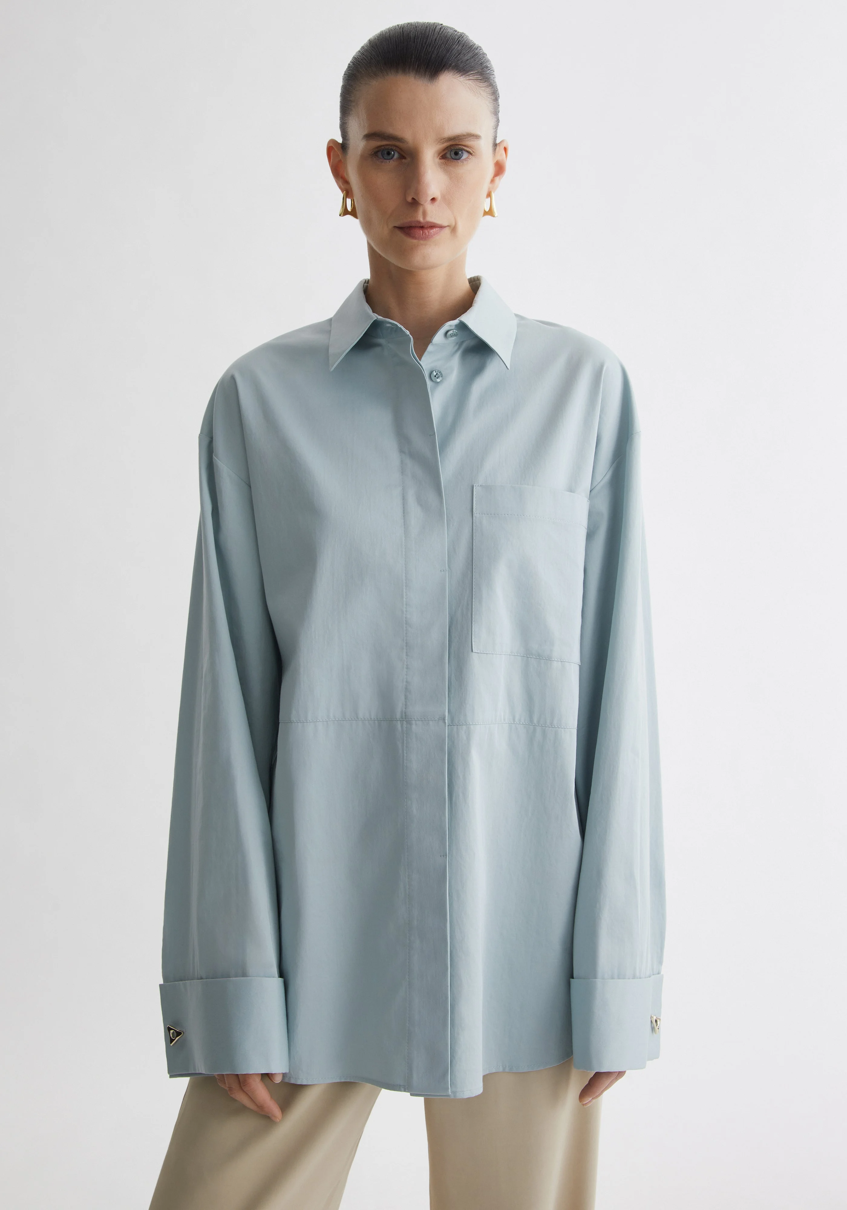 FRANCIS
Oversized poplin shirt - 1