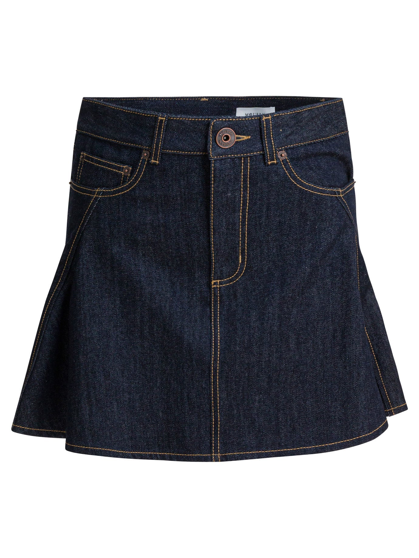 Alexander Mcqueen Women Denim Mini Skirt - 1