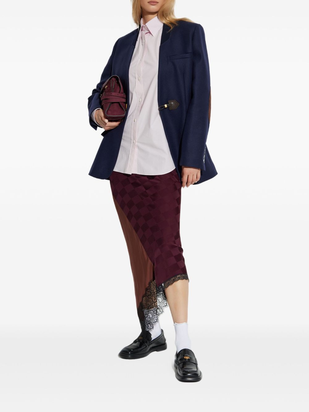 embroidered goose shirt - 2