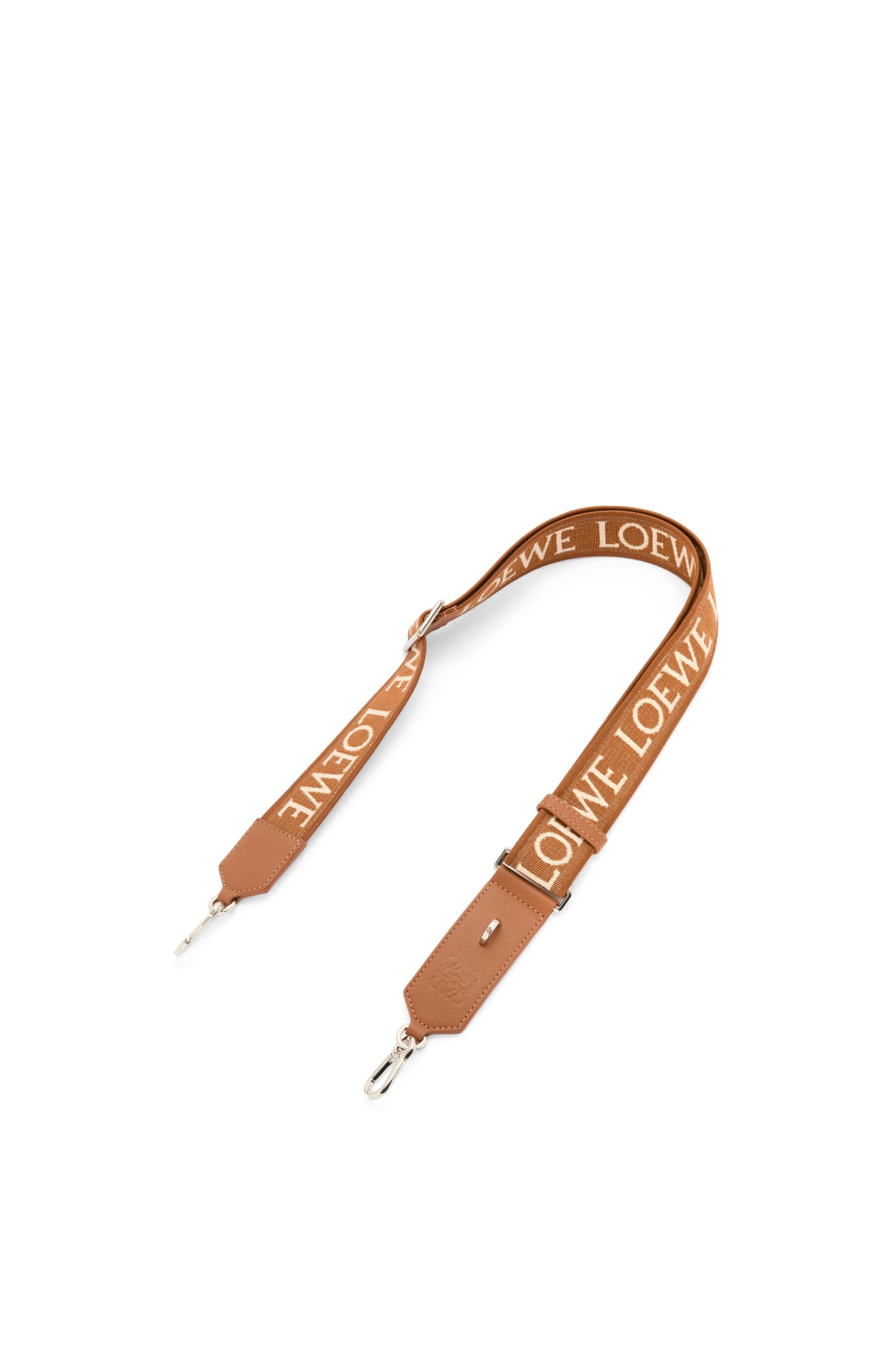 Anagram strap in jacquard and calfskin - 1