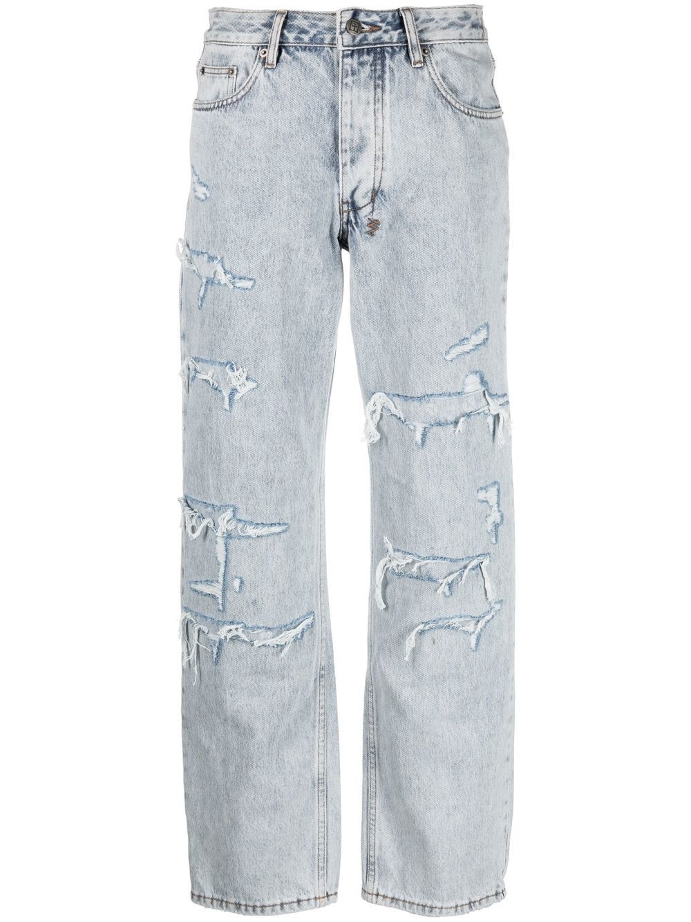 Brooklyn Muse Repair straight-leg jeans - 1