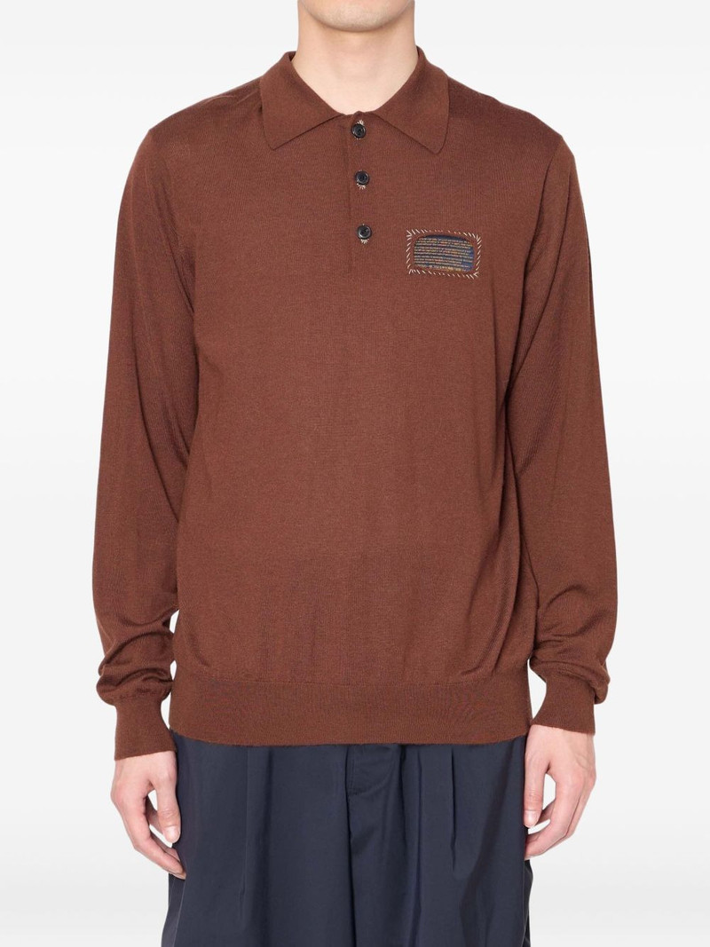long-sleeve polo-neck sweater 1