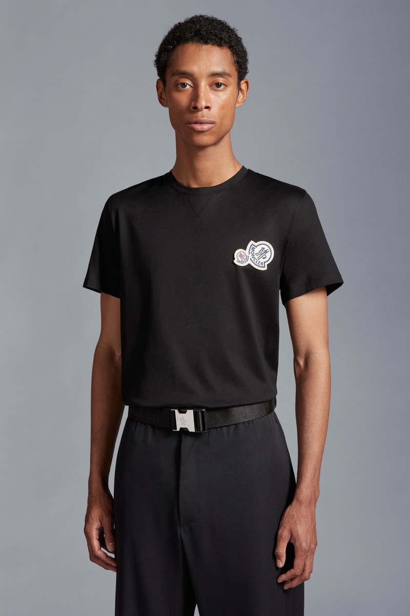 Moncler Double Logo Patch T-Shirt outlook