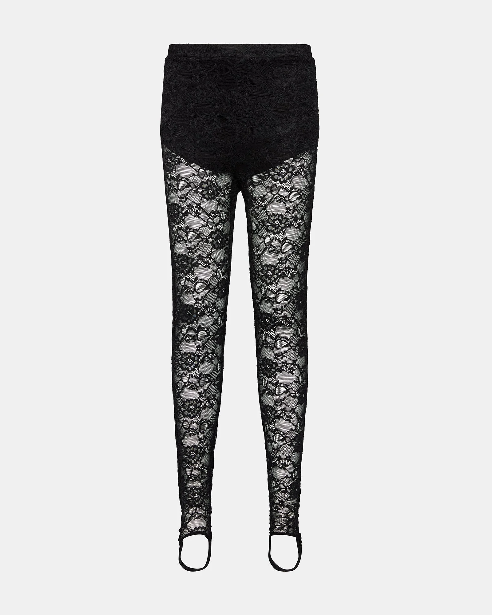 SANDRINE PANT BLACK LACE - 1