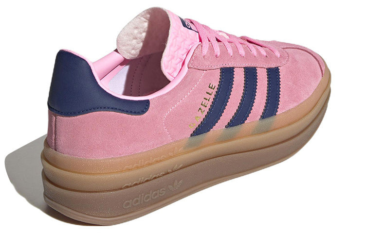 (WMNS) adidas Gazelle Bold 'Pink Glow Gum' H06122 - 4
