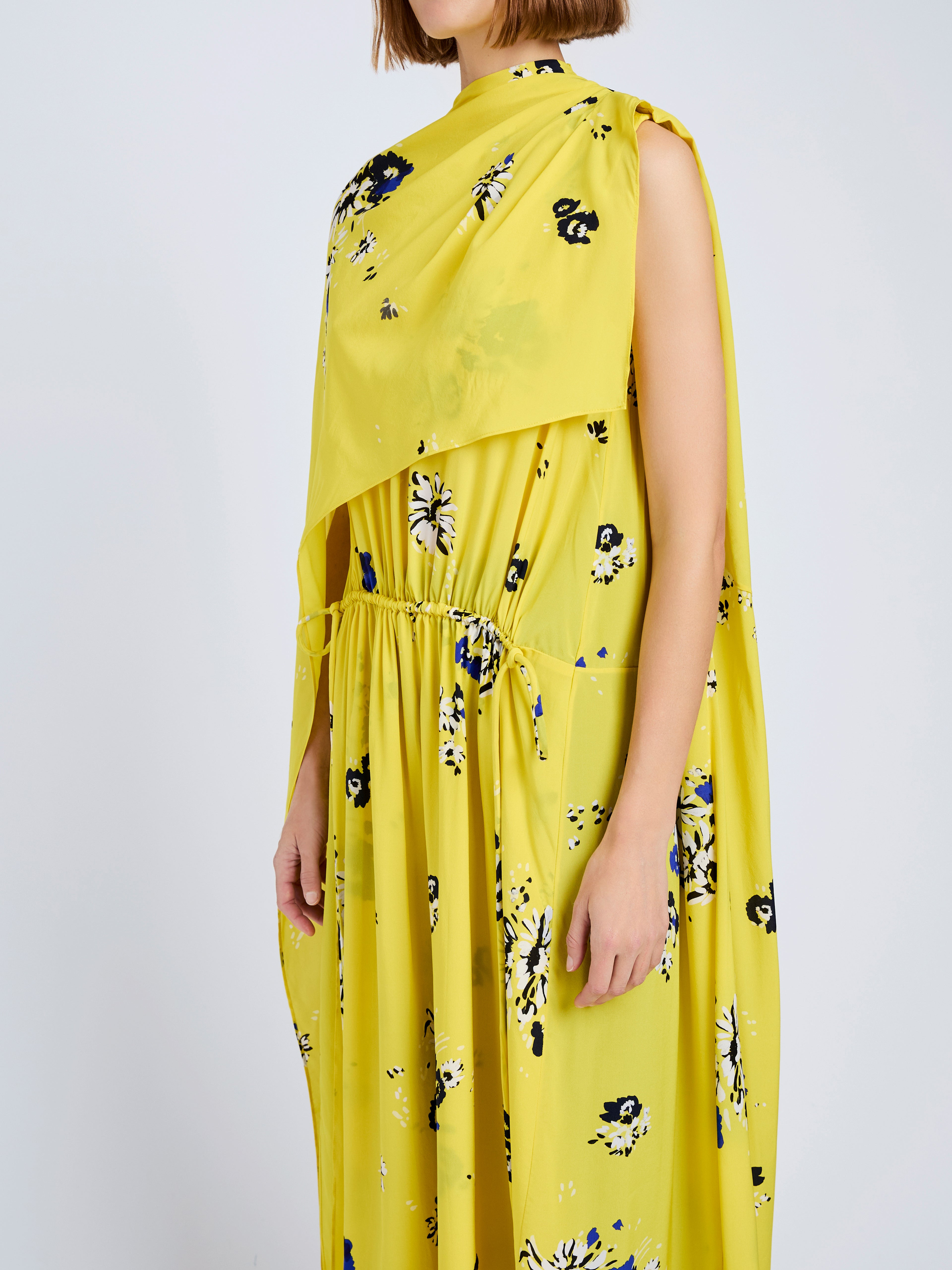 Ysabelle Dress In Printed Silk Viscose - 5