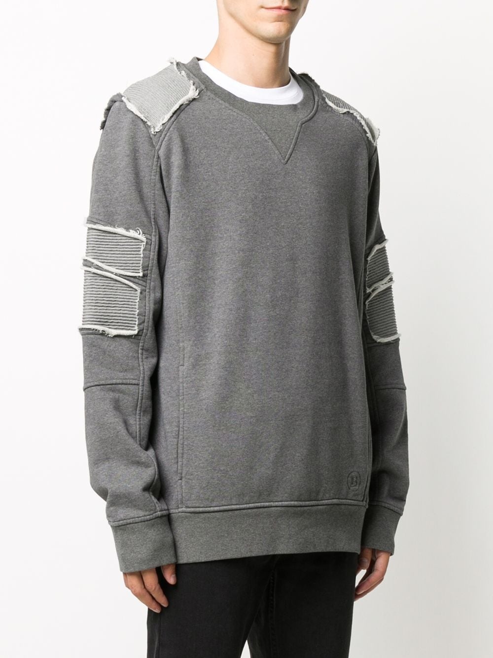 distressed-effect sweatshirt - 3