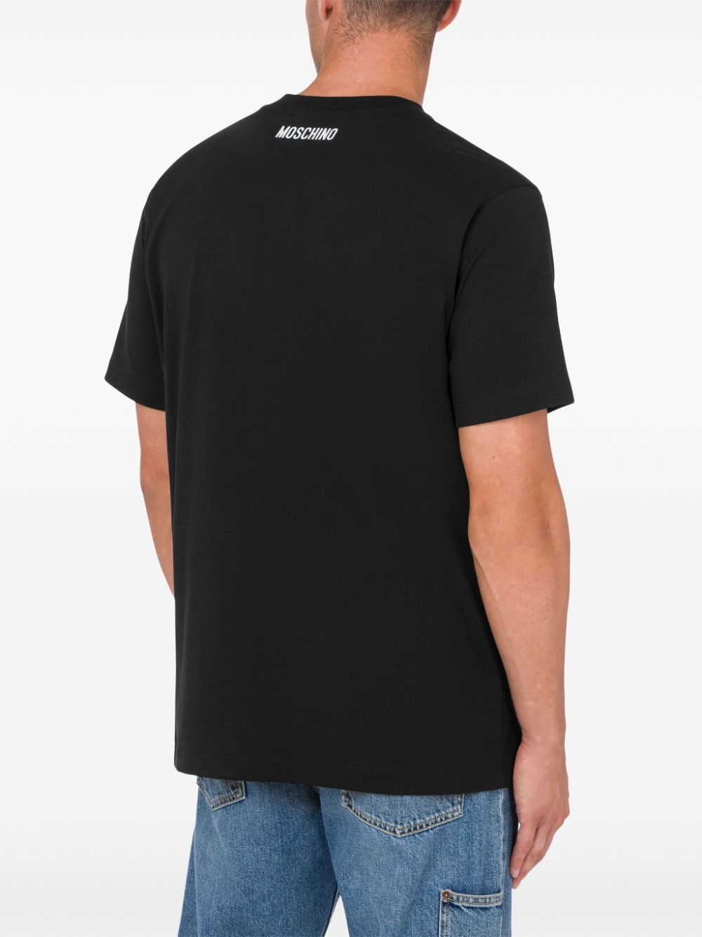 duck-embroidered cotton T-shirt - 3