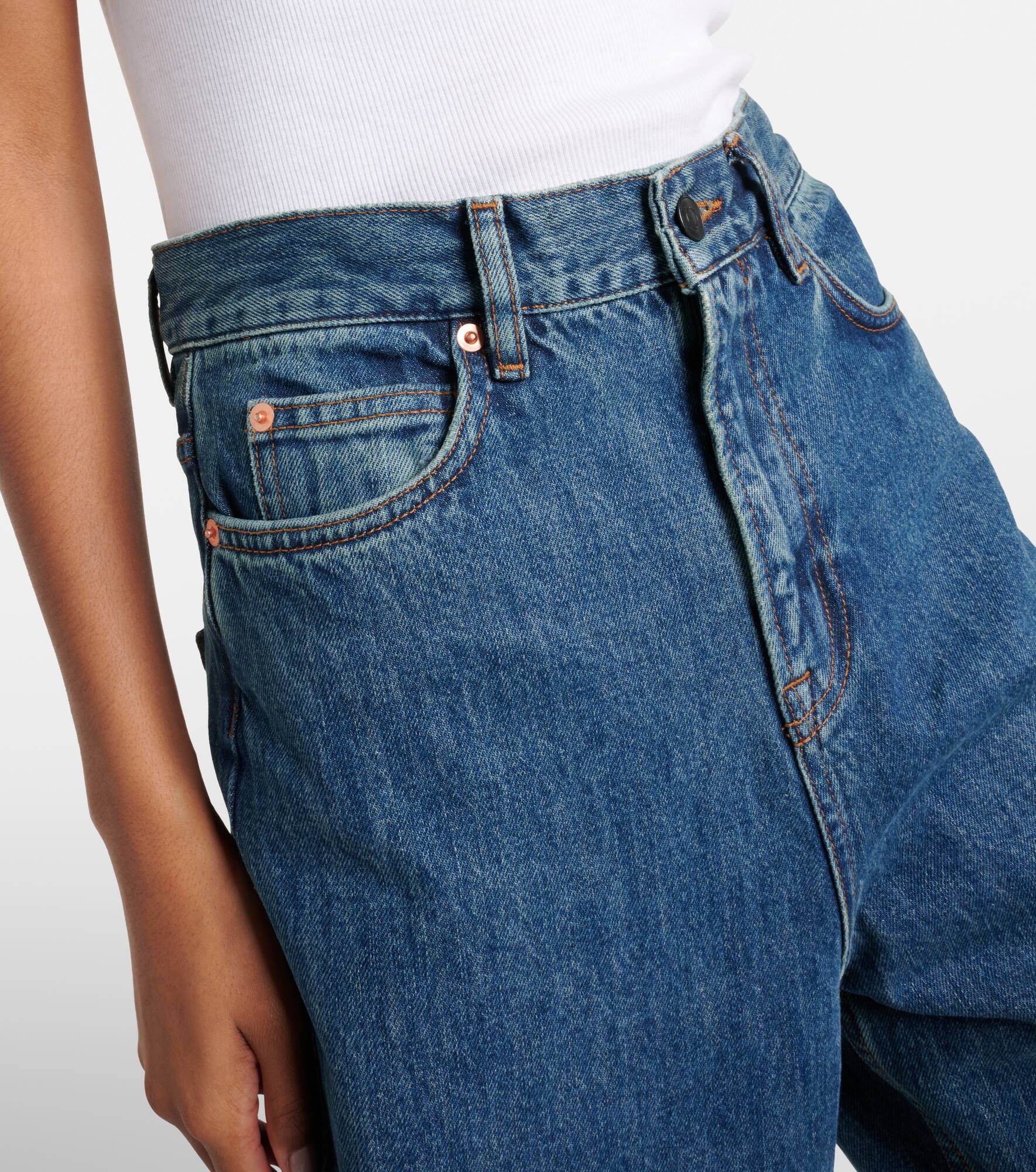 High-rise straight jeans - 4