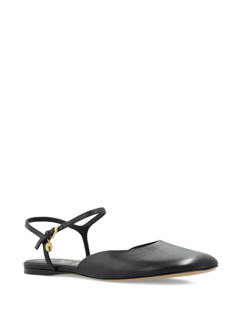 ankle-strap leather trainers - 2