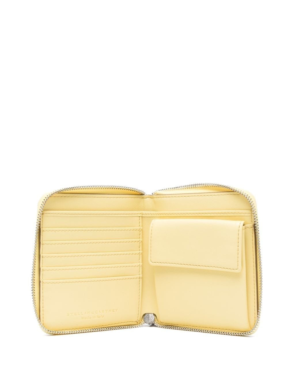 perforated-logo zip-up wallet - 3