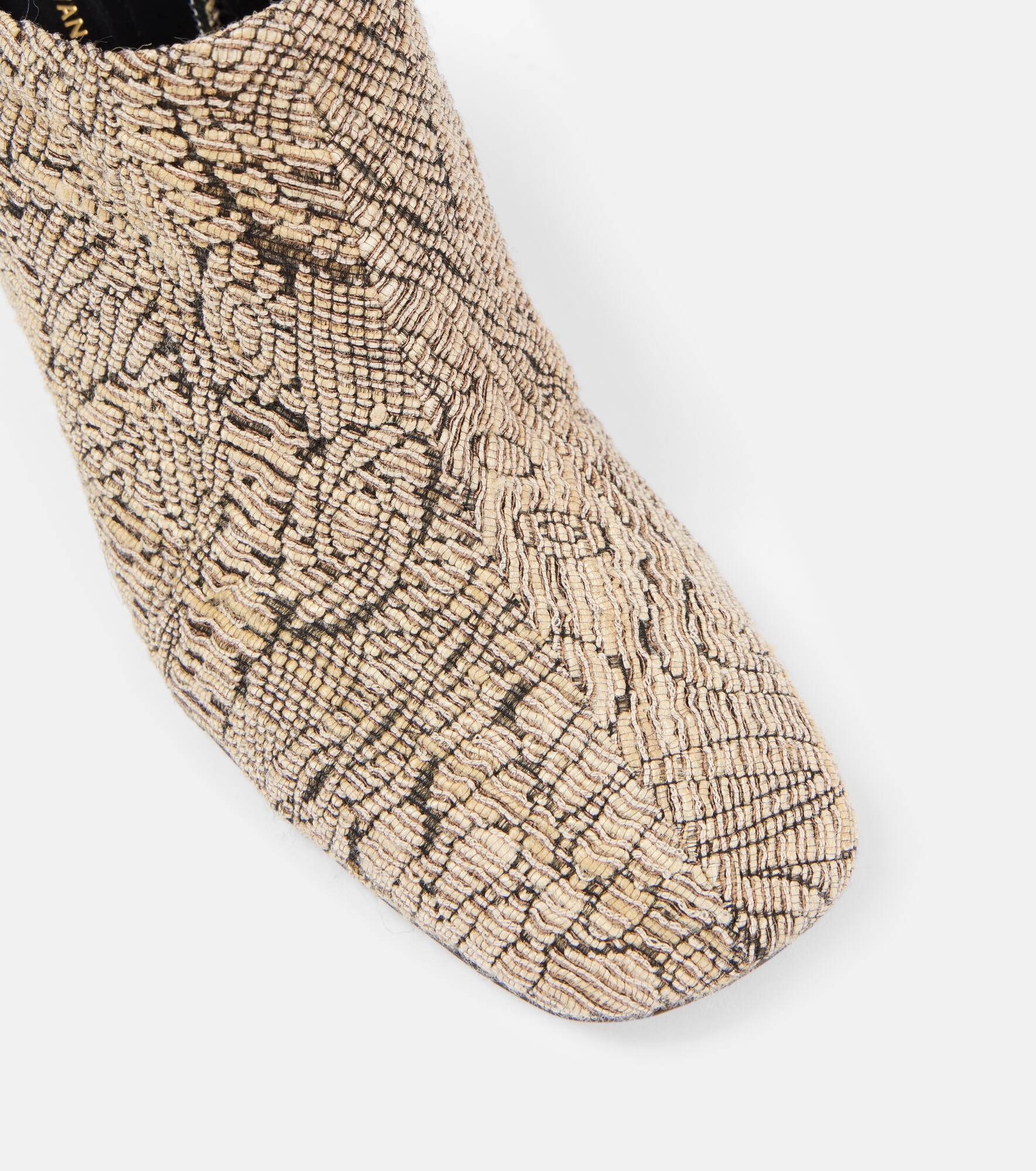 Jacquard wedge mules - 5