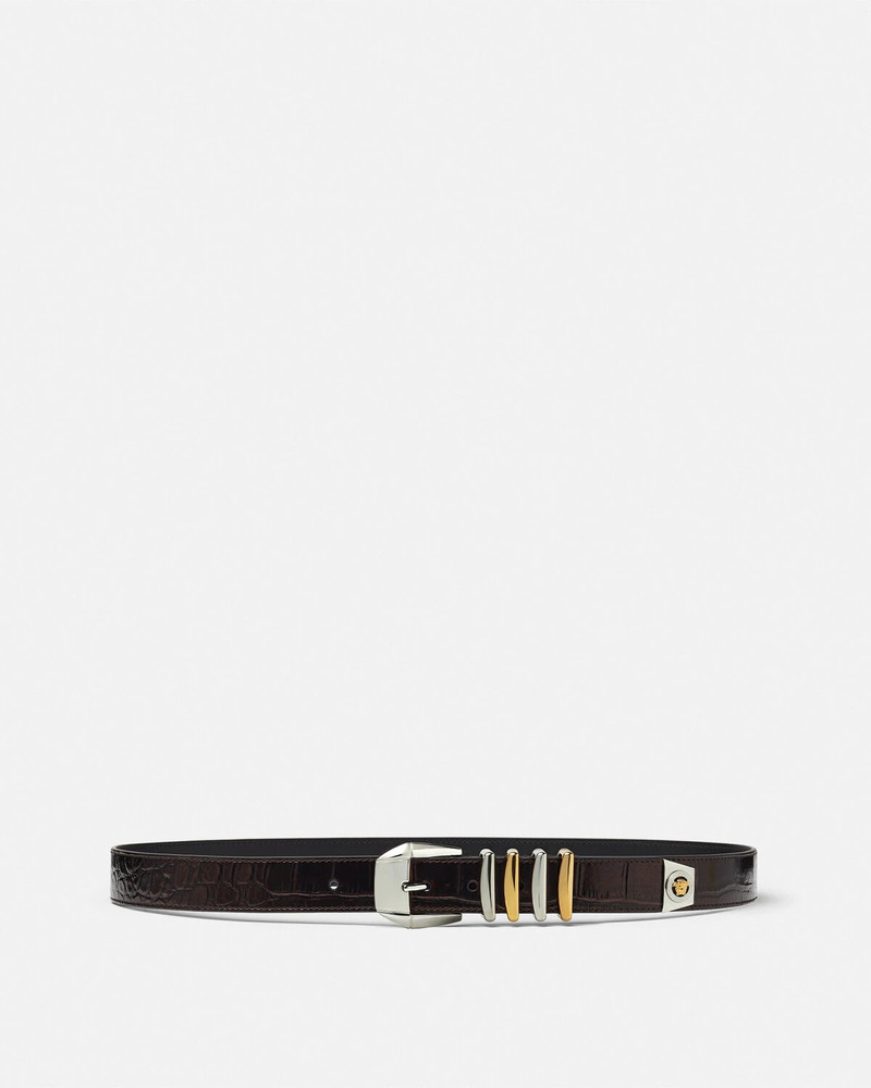 Croc-Effect Medusa Heritage Belt 1.2" 1