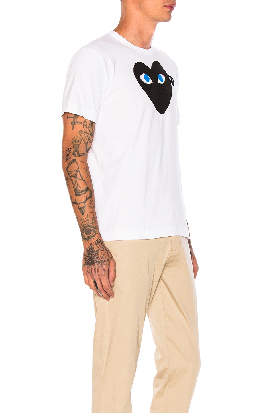 Blue Eyes Black Emblem Cotton Tee - 2
