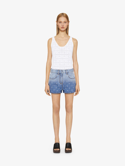 Givenchy MINI SHORTS IN GIVENCHY 4G DENIM outlook
