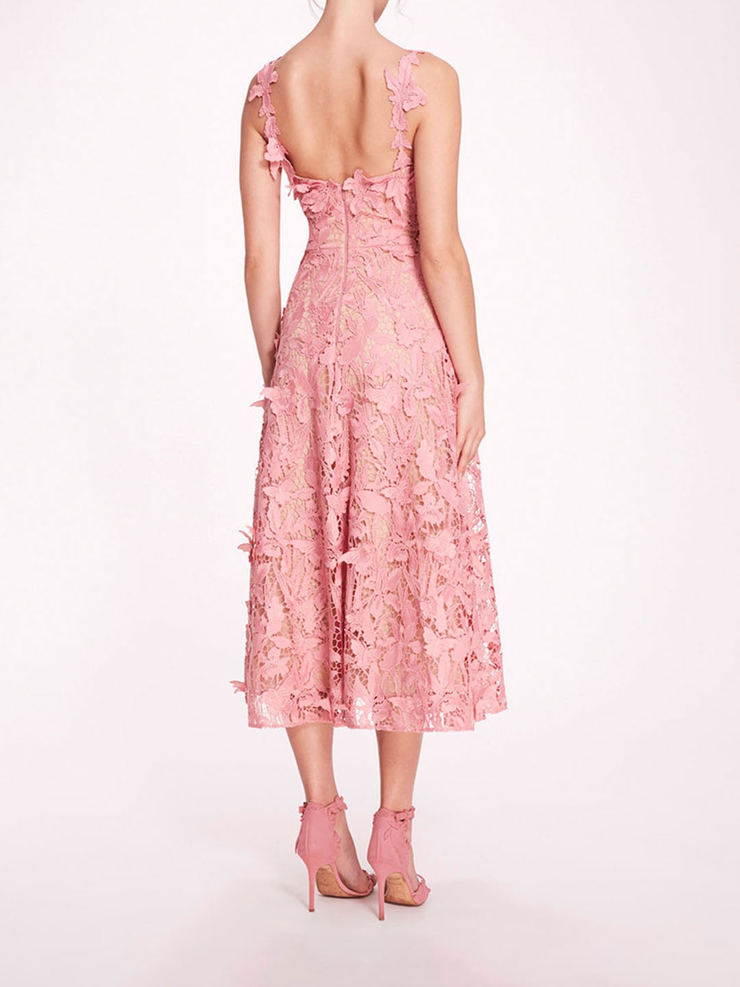 ORGANIC LACE MIDI DRESS - 2