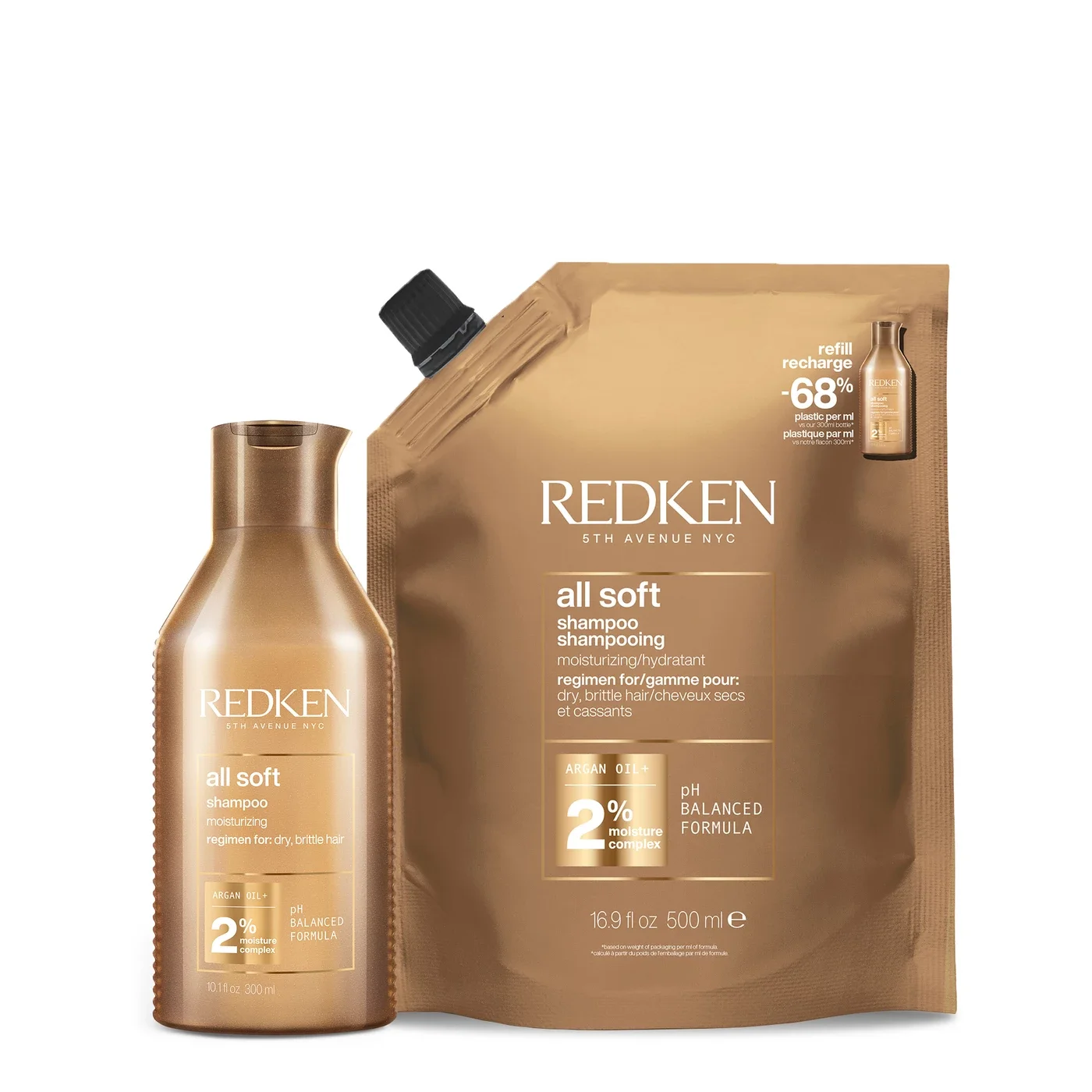All Soft Shampoo & Refill Duo - 1