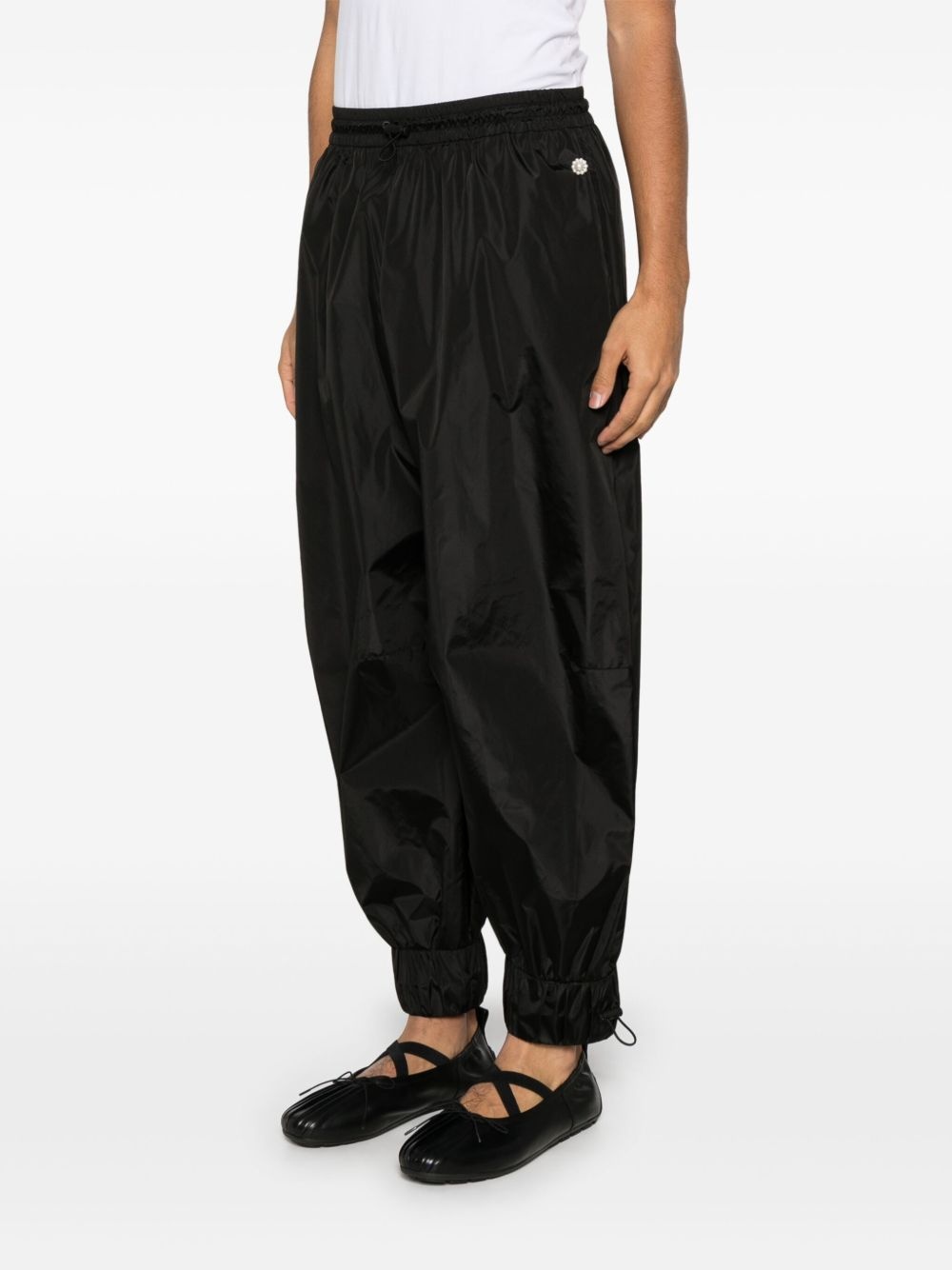 daisy-embellished track pants - 3