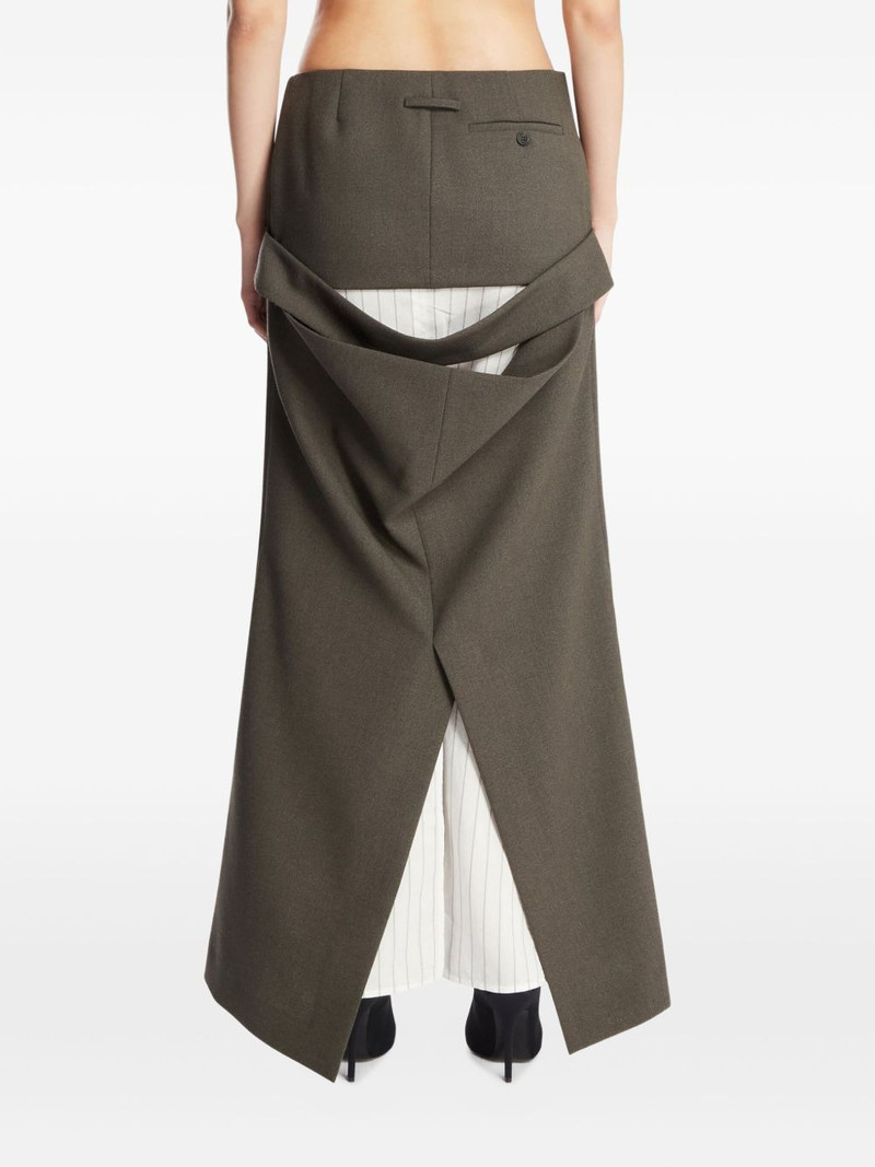 pocket-detail long skirt 5