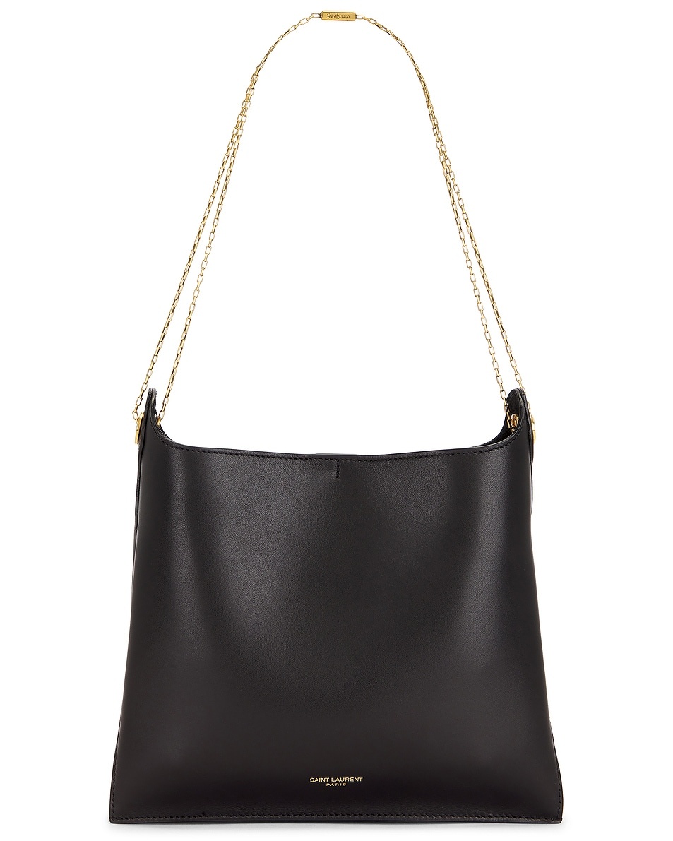 SAINT LAURENT Flat Shoulder Bag On Chain | forward | REVERSIBLE