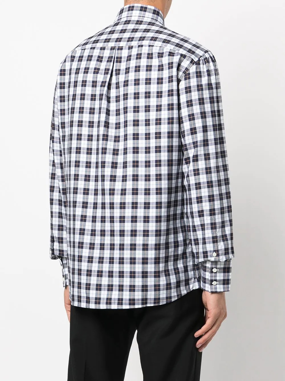 plaid-check print shirt - 4