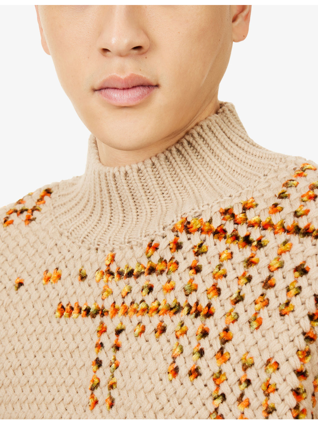 Mauritius Macao Patterned Wool-Blend Jumper - 5
