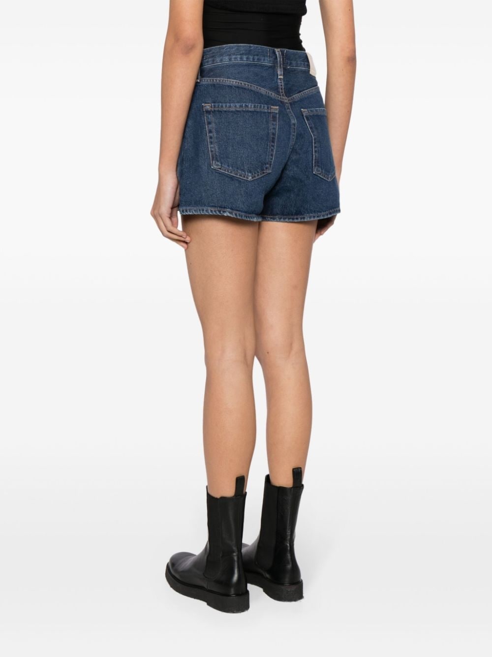 Marlow denim mini shorts - 4