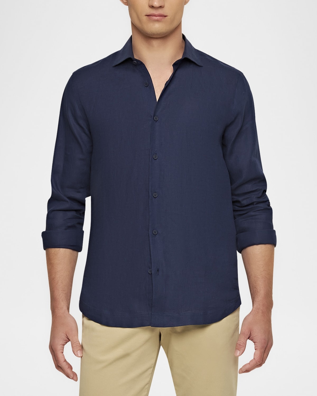 Men's Giles Smart Linen Sport Shirt - 4