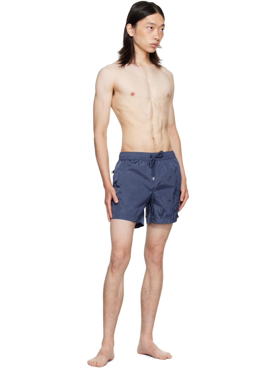 Navy Archivio Swim Shorts - 4
