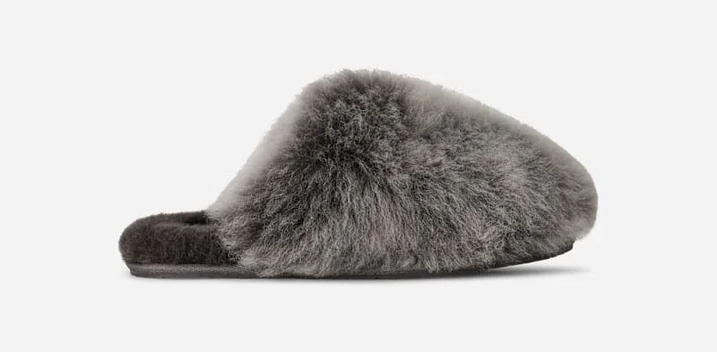 ® Women's Scuffette Chalet Sheepskin Slippers in Charcoal - 1