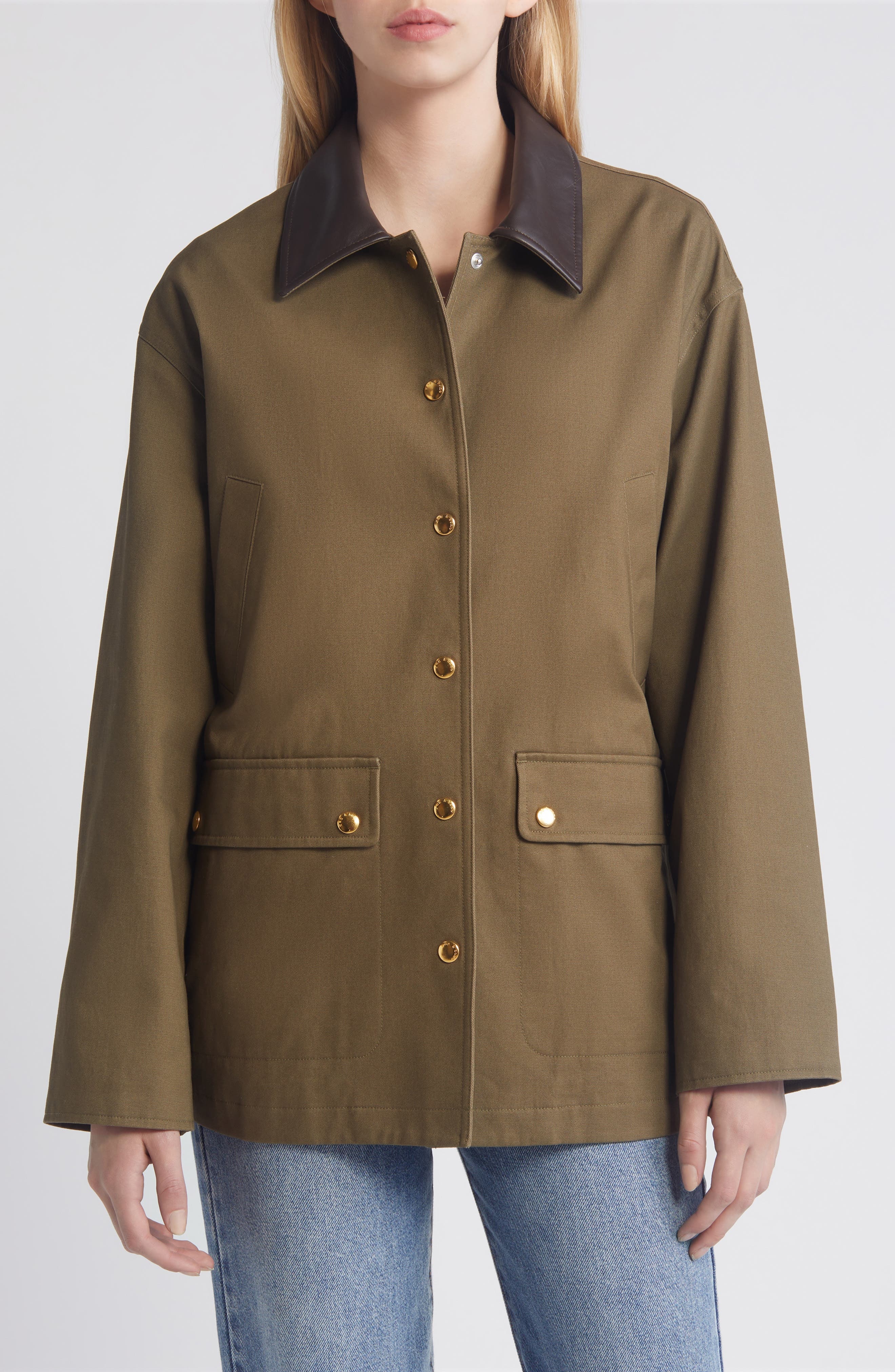rag & bone Cassidy Jacket in Army at Nordstrom - 4