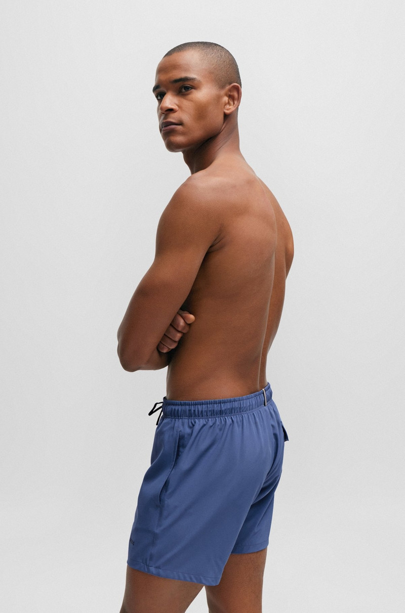 BOSS QUICK-DRYING SWIM SHORTS WITH LOGO PRINT outlook