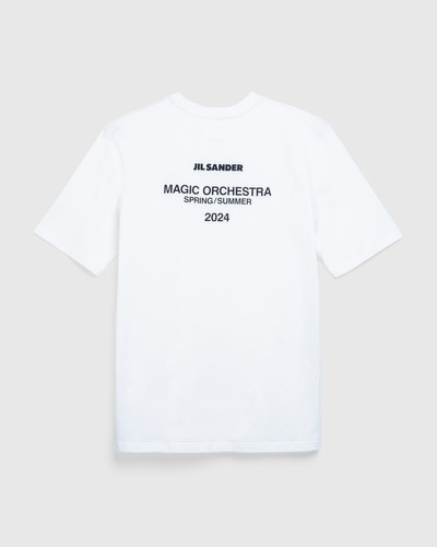 Jil Sander Jil Sander – Magic Orchestra Sheer T-Shirt Marshmallow outlook