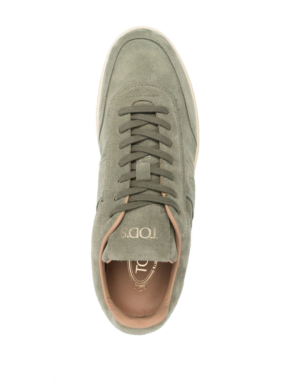 Tabs suede low-top sneakers - 4