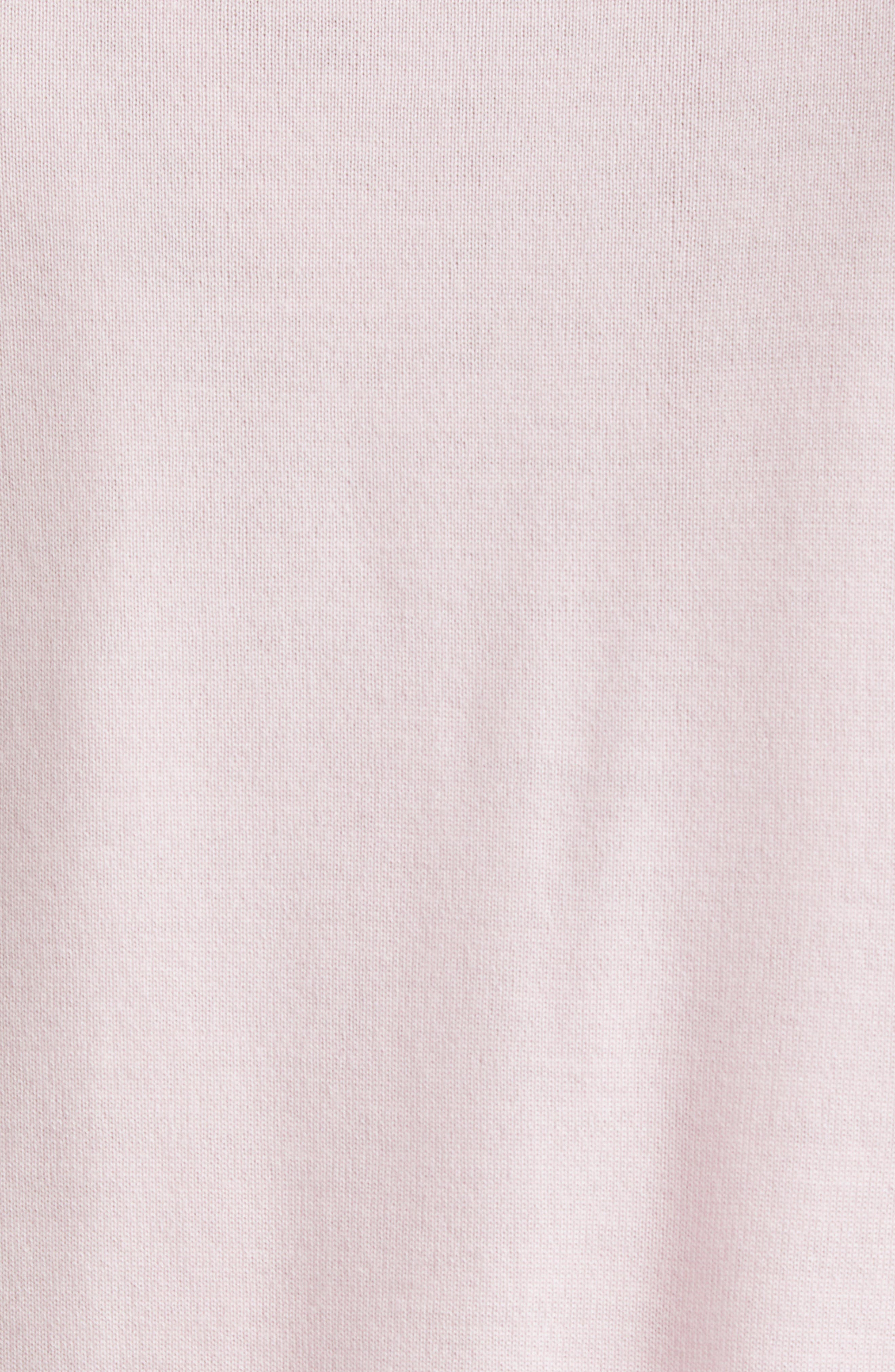 Thom Browne 4-Bar Relaxed Fit V-Neck Virgin Wool Cardigan in Light Pink at Nordstrom - 7