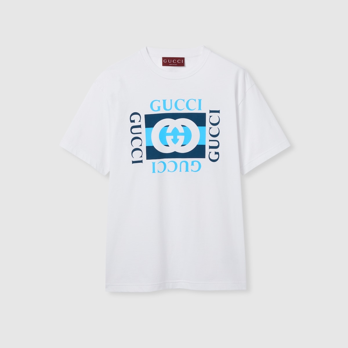 好評 jersey cotton Printed GUCCI T-shirt REVERSIBLE | テープ・マスキングテープ
