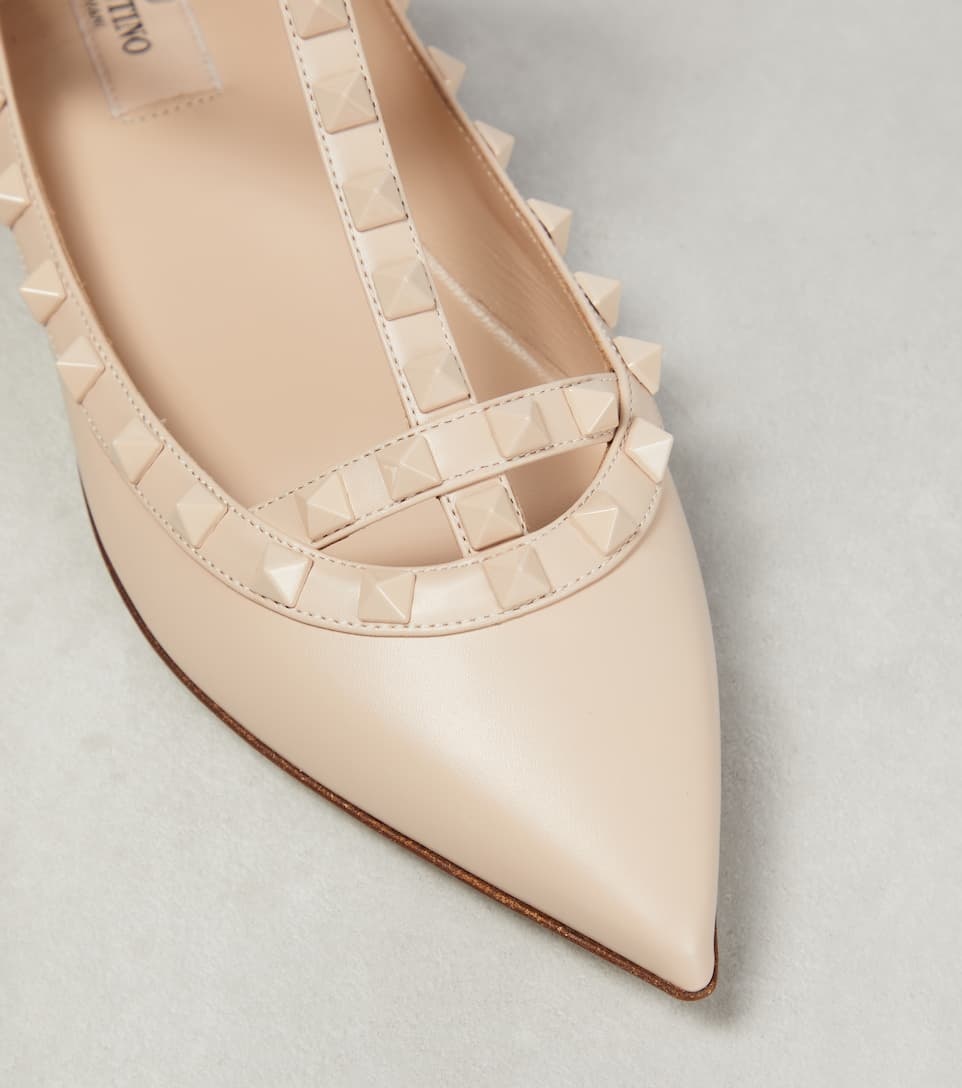 Valentino Rockstud leather ballet flats | REVERSIBLE