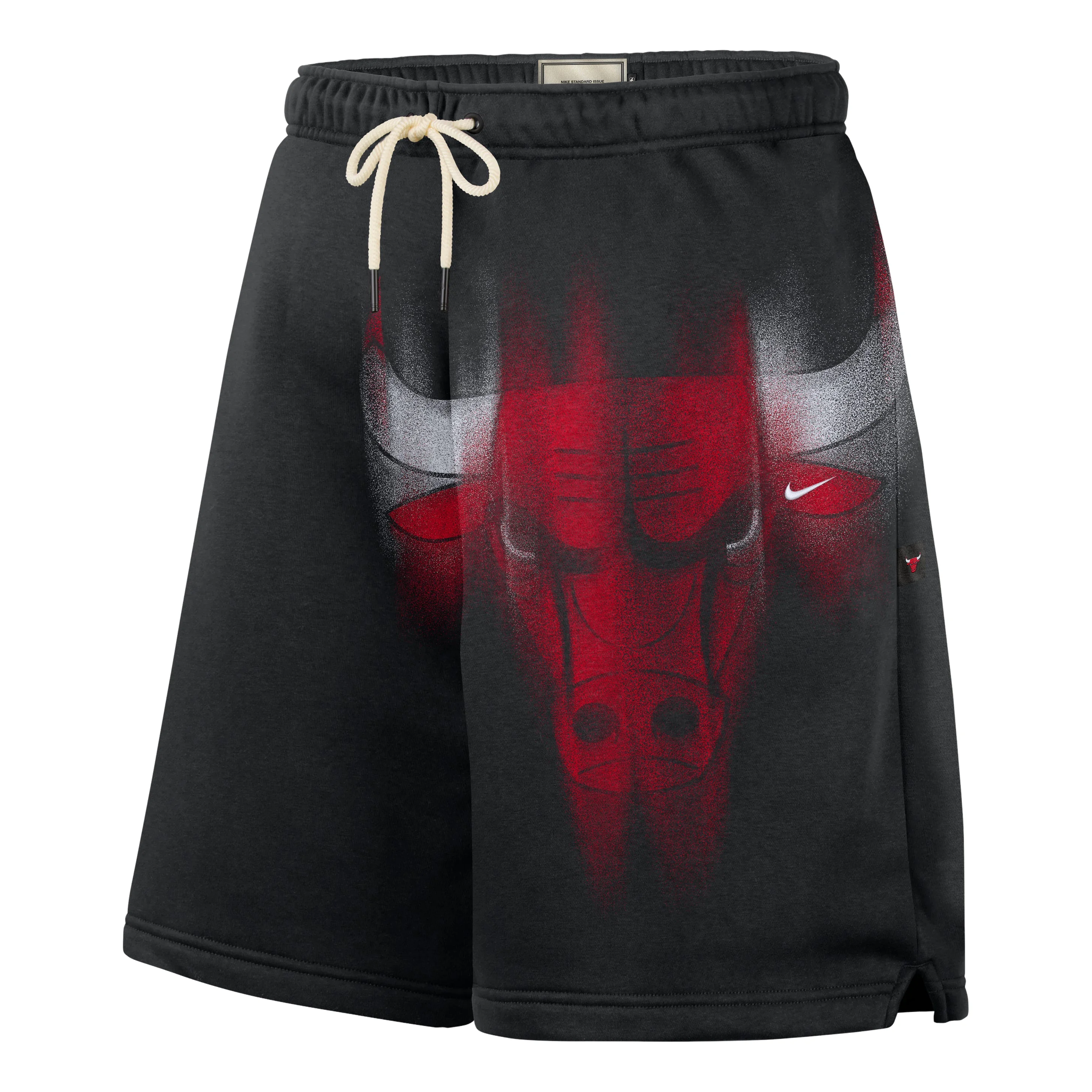 Nike Chicago Bulls Standard Issue Fleece Shorts 'Black White' IO9100-010 - 1