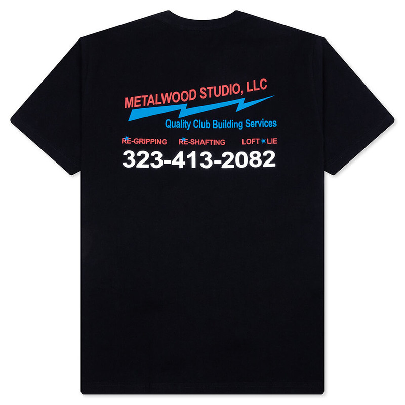 Metalwood Studio CLUB BUILDING T-SHIRT - BLACK outlook