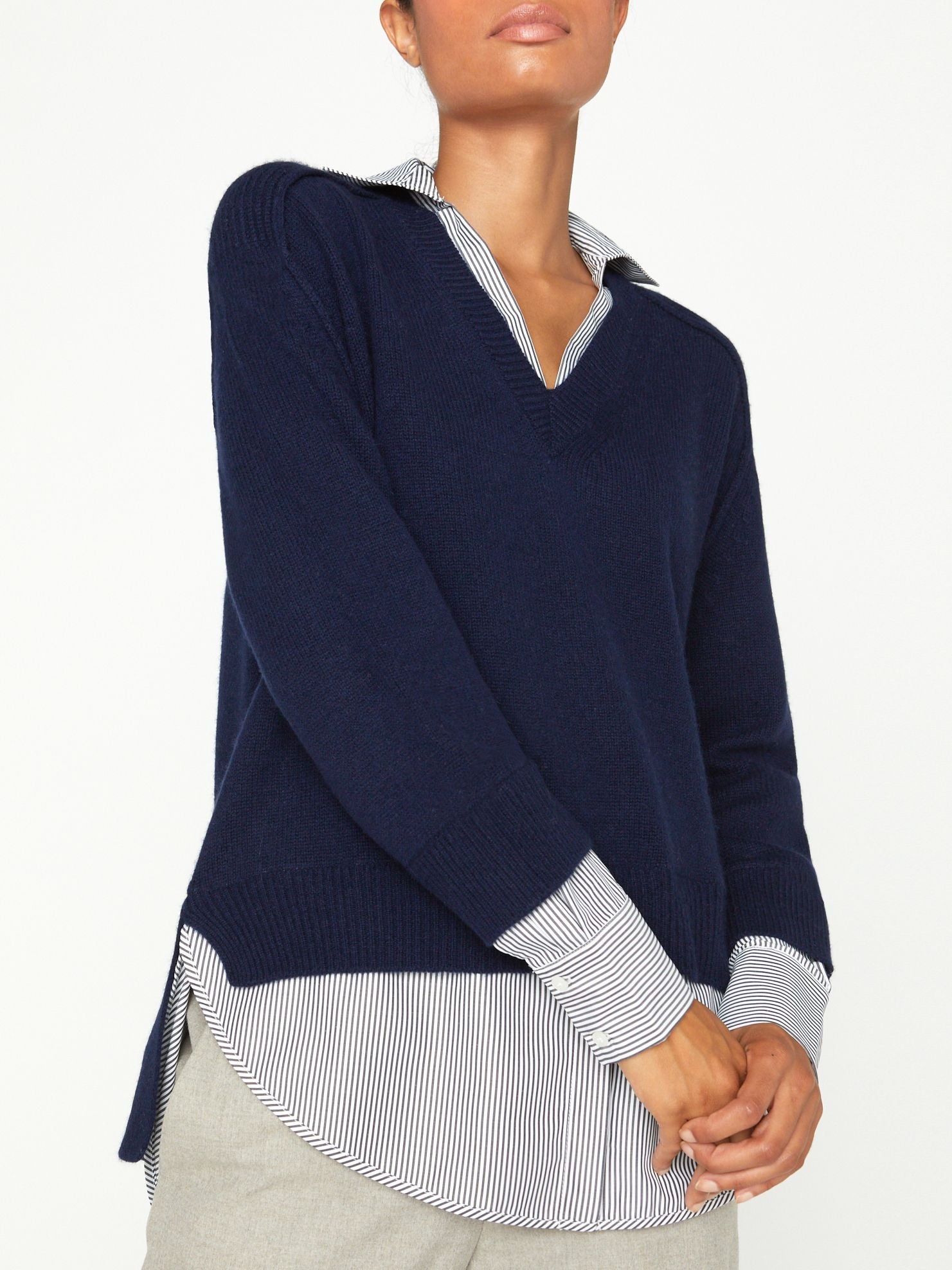 The Looker Layered V-Neck - 4