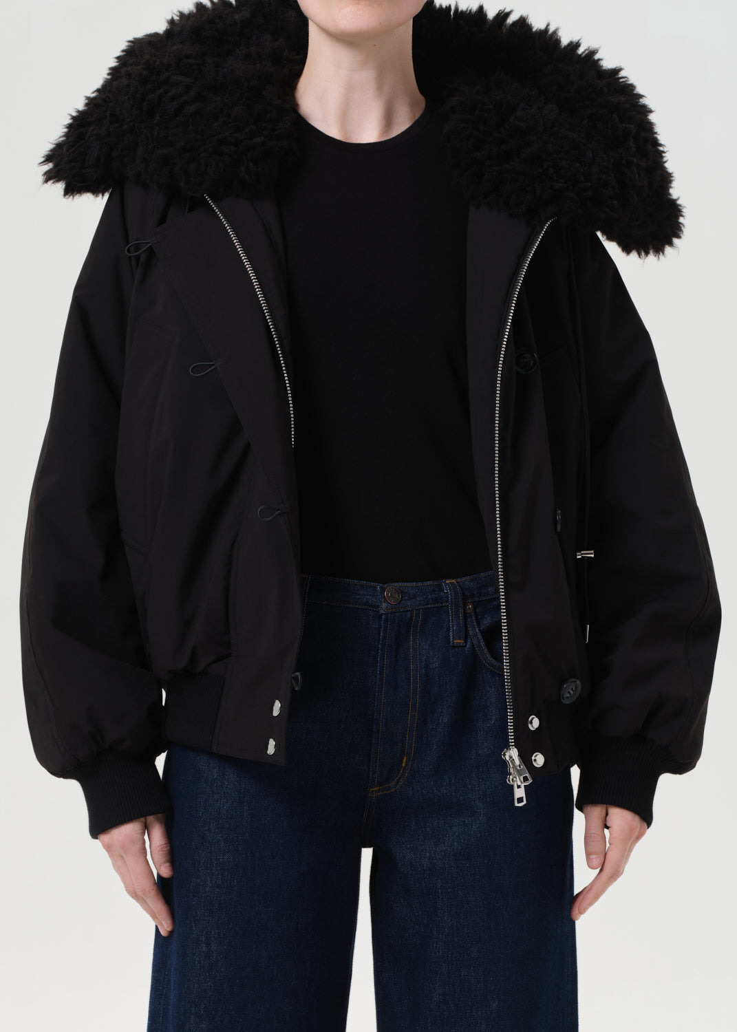 CAMBERLY SNORKEL PARKA IN BLACK - 2