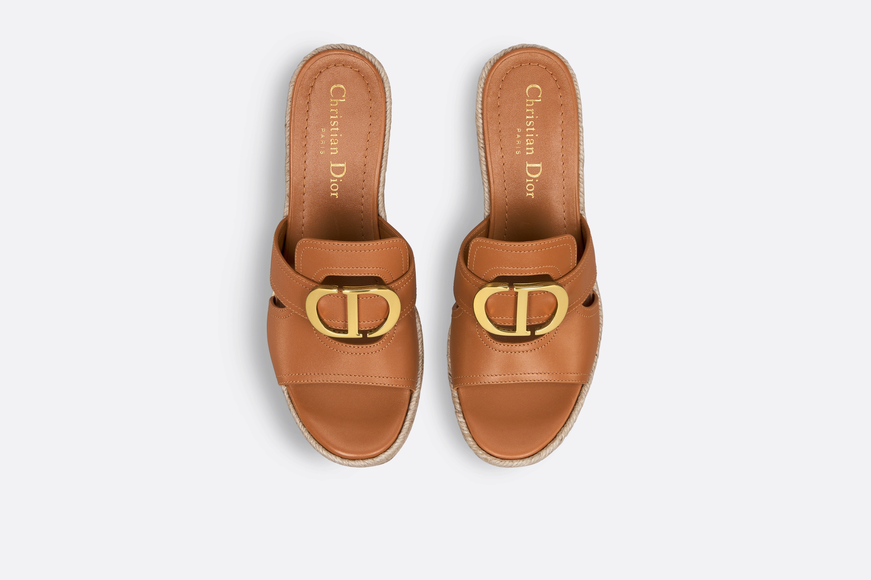 24AW【DIOR】30 Montaigne Wedge Slide カーフスキン 2color Dior 30 Montaigne Wedge Slide | REVERSIBLE