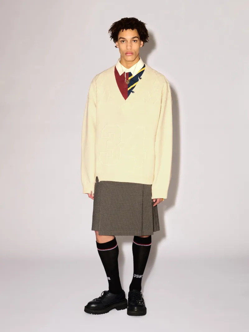 Ambush DESTROYED RIB KNIT SWEATER outlook